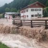 Im Juli 2021 suchten sintflutartige Regenfälle den Landkreis Berchtesgadener Land heim.