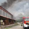 Großeinsatz der Feuerwehr in der Krumbacher Nordstraße. 