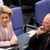 Alte Bekannte im Bundestag: Ursula von der Leyen und Wolfgang Schäuble.