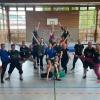 Die Tänzerinnen und Tänzer der Gersthofer Faschingsgesellschaft Lechana geben ihrem neuen Showprogramm "Lechana Space Party 2023" den letzten Schliff. Am Samstag, 12. November, sind zum Faschingsauftakt Ausschnitte zu sehen.
