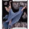 Die Tänzerin Isadora Duncan, wie sie Julie Birmant und Clément Oubrerie in der Graphic Novel „Isadora“ dargestellt haben. 	