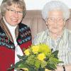 Anna Daubner feierte ihren 90. Geburtstag. Glückwünsche überbrachte Bürgermeisterin Simone Vogt-Keller.  