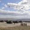 Eine Parade bei Tschita in Ostsibirien im Zuge des Manövers "Wostok 2018". Vier Jahre später wird die Militärübung erneut stattfinden.