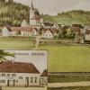 Eine Postkarte aus der Zeit um 1905 bis 1910 zeigt Bellenberg als beschaulich kleines Dorf. Illustrationen wie diese sollen die Ortsgeschichte auf Stelen zeigen. Das Projekt wurde bei einer Bürgerversammlung vorgestellt. 