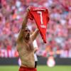 Möglicherweise hätte Franck Ribéry sein letztes Hemd für die Bayern gegeben. Musste er aber nicht, bejubelte so aber seinen letzten Treffer in München.