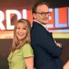 Moderator Frank Plasberg und seine Frau Anne Gesthuysen messen sich in der neuen Quizshow "Paarduell" im Ersten mit anderen Paaren. 