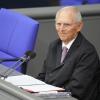 Wolfgang Schäuble eröffnete als dienstältester Abgeordneter die konstituierende Sitzung.