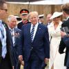 US-Präsident Donald Trump am Rande der D-Day-Gedenkfeier in Portsmouth.