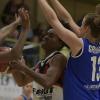 Kein Durchkommen für Kimberly Pierre-Louis: Die TH Wohnbau Angels haben im Pokal gegen die Blue Dolphins aus Marburg mit 72:93 verloren.