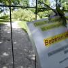 Gesperrter Spielplatz im Juli vorigen Jahres in Oberhausen: Ein Kleinkind wurde dort von einem Baum tödlich verletzt.