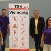 Anton Eireiner ist weiter Vorsitzender des TSV Wemding.  	