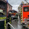 Die Feuerwehr Dießen war heute am Marktplatz im Einsatz. Dort war eine Wohnung verraucht.