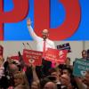 Wirft der Union Programmschwäche vor: SPD-Chef Schulz.  	 	