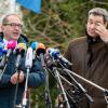 Alexander Dobrindt (l.), CSU-Landesgruppenchef, und Markus Söder (CSU), Ministerpräsident von Bayern, müssen sich mit weiter sinkenden Umfragewerten anfreunden.