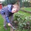 Der sechsjährige Linus Baumeister aus Dinkelscherben möchte auch weiterhin nicht auf das Gemüse aus seinem Beet verzichten. 