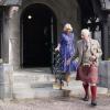 König Charles III. und Königin Camilla verlassen die Kirche Crathie Kirk in der Nähe von Balmoral.