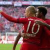 Sein Comeback krönt Arjen Robben mit dem Tor zum 1:0 für Bayern.