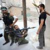 Syrische Rebellen in Aleppo.