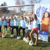 Die Auftaktveranstaltung von "Mädchen an den Ball" beim TSV Pfersee war mit insgesamt 33 Teilnehmerinnen gut besucht, über 20 konnten langfristig für das Projekt begeistert werden.