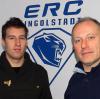 Robert Sabolic (links) und Jim Boni, Sportdirektor des ERC Ingolstadt