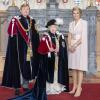 Königin Elizabeth II. von England hat König Willem-Alexander von den Niederlanden in den Hosenbandorden aufgenommen. Dessen Frau Königin Maxima nahm an der Zeremonie teil.