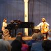 Das Publikum in Mertingen war angetan vom Schaffen der beiden tschechischen Musiker. 	