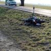 Bei einem Unfall ist ein Motorradfahrer tödlich verunglückt. 	
