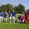 Die Kicker der SSV Dillingen freuen sich über ihren Meistertitel samt Kreisliga-Aufstieg
