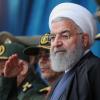 Hassan Ruhani, Präsident des Iran, während der jährlichen Militärparade. Das Land lässt immer wieder seine Muskeln spielen. 