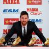 Lionel Messi und seine vier Goldenen Schuhe.