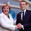 Ein Herz und eine Seele? Nicht immer. Während sich Bundeskanzlerin Angela Merkel CDU innerhalb der EU eher als Moderatorin sieht, prescht der französische Präsident Emmanuel Macron oft ungeduldig vor. 