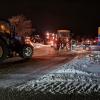 Landwirte blockierten am Montagmorgen den Kreisverkehr nahe der A96-Auffahrt Landsberg-Ost.