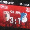 Mit dem 3:1-Sieg gegen Hoffenheim hat sich der FC Augsburg in der Tabelle auf den fünften Platz vorgeschoben.