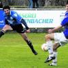 Marco Di Santo (links) war gegen Schwaben Augsburg einer der Aktivposten im Bobinger Team. Foto: Reinhold Radloff