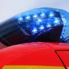 Rund 100 Feuerwehrleute sind bei dem Brand einer Ballenpresse in Hohenaltheim im Einsatz.