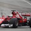 Musste den Großen Preis von Singapur bereits kurz nach dem Start beenden: Ferrari-Pilot Sebastian Vettel.