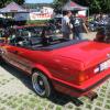 Dieser rote BMW hat beim Tuningtreffen 2019 in Krumbach so manchen Besucher begeistert.