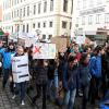 Zuletzt demonstrierten Augsburger Schüler an einem Freitag Nachmittag. Nun ist auch wieder eine Aktion am Vormittag geplant.  