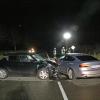Verkehrsunfall auf der Staatsstraße 2031 bei Vöhringen: Zwei Autos stießen am Donnerstagabend auf der Umgehungsstraße zusammen. 