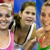 So schön ist das deutsche Frauen-Tennis: Sabine Lisicki, Julia Görges und Andrea Petkovic (v.li)