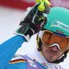 Felix Neureuther liegt vor dem zweiten Durchgang im Slalom bei der Ski-WM in Schladming auf dem zweiten Platz.