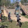 Hindernisse mussten die Mädchen und Jungen im vergangenen Jahr beim Ferienprogramm im Bikepark der Gersthofer Naturfreunde überwinden. 