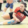 Auf dem Boden der Tatsachen: Die Handballerinnen des TSV Aichach (im Bild Sabrina Seifert) holten bisher erst einen Punkt. 