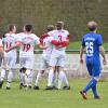 Die Reaktionen sprechen für sich: Soeben hat der VfR Jettingen das entscheidende 2:0 im Bezirksliga-Derby beim FC Günzburg erzielt.