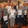 Mit der Silbernen Bürgermedaille zeichnete der Markt Kaufering verdiente Bürgerinnen und Bürger aus. Im Bild (von links): Dr. Georg Meister, Erich Krauter, Beate Krauter, Bürgermeister Thomas Salzberger, Inge Wedl und Ludwig Pertl.