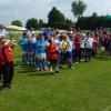 Siegerehrung: 66 Teams nahmen an dem Jugendfußball-Turnier in Rohrenfels teil.  	
