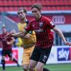 Filip Bilbija ist mit dem FC Ingolstadt bei Türkgücü München zu Gast. 