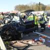 Auf der A8 hat sich bei Burgau ein tödlicher Unfall ereignet.