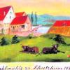 Die "Mahlmühle zu Schretzheim" im Jahre 1828 zeigt dieses Bild, das zu den Illustrationen des Bandes gehört. Repro: Pawlu
