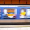 Die U-Bahn am Marienplatz in München, eine der berühmtesten Haltestellen.